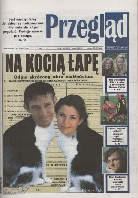 Okładka Tygodnika Przegląd 11/2000