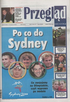 Okładka Tygodnika Przegląd 33/2000