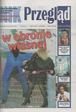 Okładka Tygodnika Przegląd 39/2000
