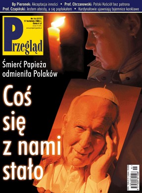 Okładka Tygodnika Przegląd 15/2005