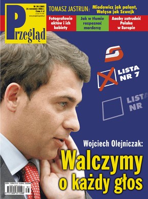 Okładka Tygodnika Przegląd 38/2005