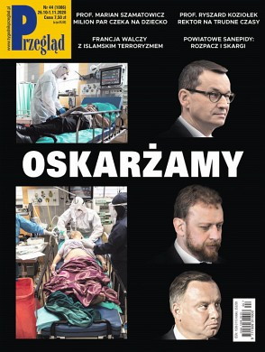 Okładka Tygodnika Przegląd 44/2020