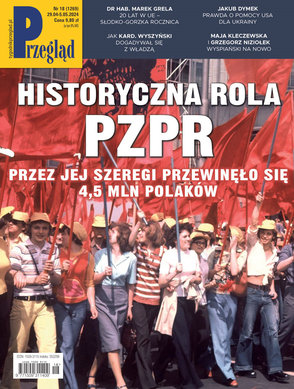 Okładka Tygodnika Przegląd 18/2024