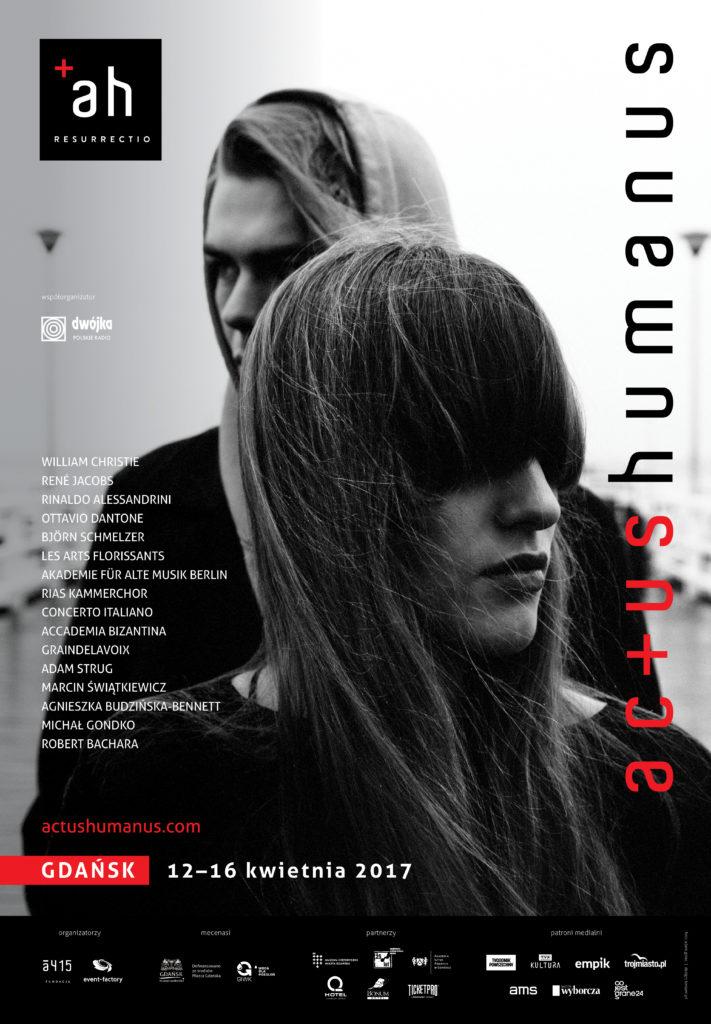 Plakat Festiwalu Actus Humanus Resurrectio 2017
