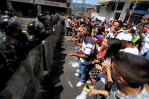 Protesty w Wenezueli