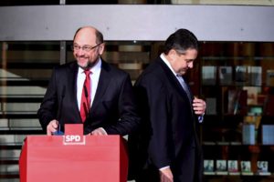 Sigmar Gabriel i Martin Schulz