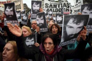 Protest w sprawie Santiago Maldonado