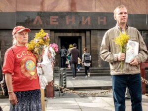 Przed mauzoleum Lenina