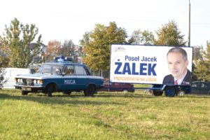 Billboard wyborczy Jacka Żalka