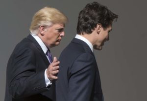 Justin Trudeau i Donald Trump