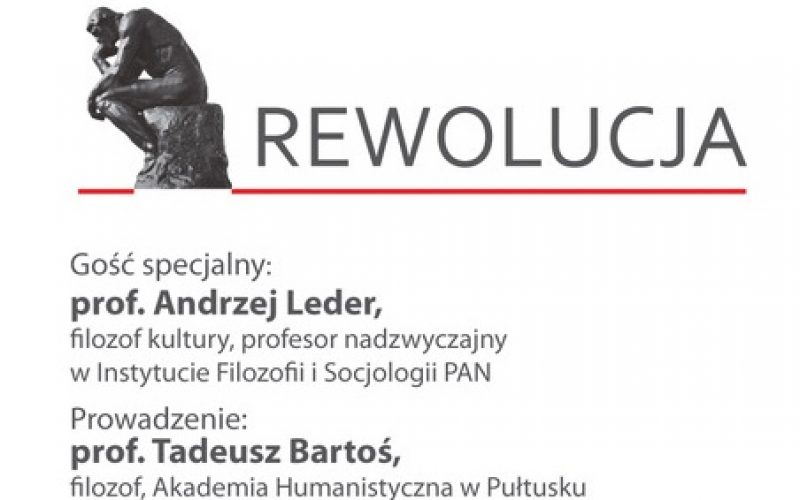 Debata WSFT: Andrzej Leder o Rewolucji