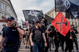 Antyfaszyści zablokowali nacjonalistów w Warszawie, 1 maja 2018