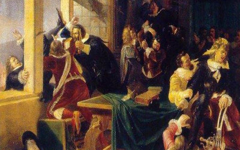 Najstarszy czeski patent: defenestracja