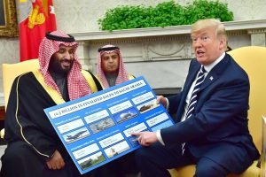 Donald Trump spotkał się z saudyjskim księciem