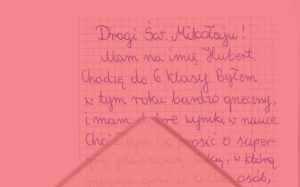 List to Świętego Mikołaja