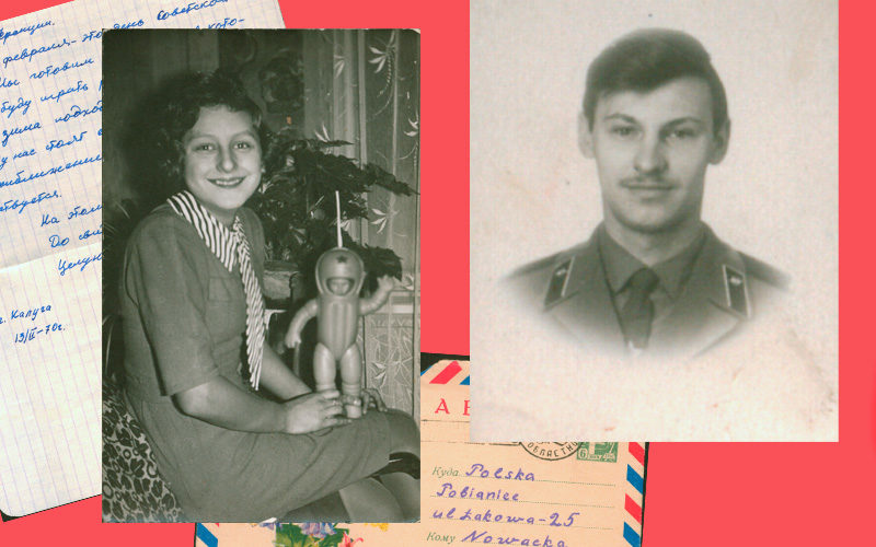 Przyjaźń z lotniczej koperty