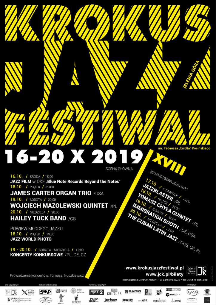 Krokus Jazz Festiwal 2019 - plakat