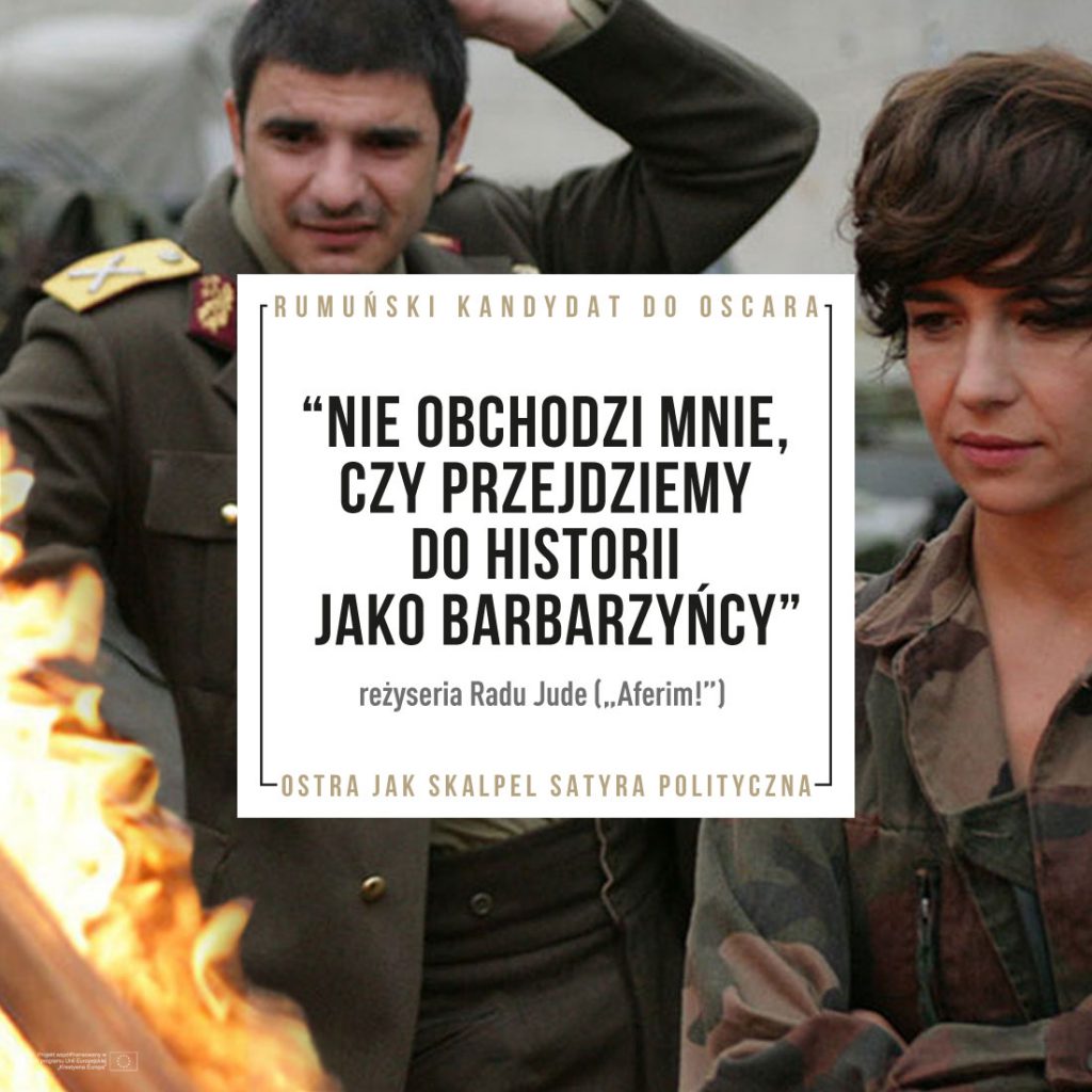 Materiał promocyjny filmu "Nie obchodzi mnie, czy przejdziemy do historii jako barbarzyńcy"
