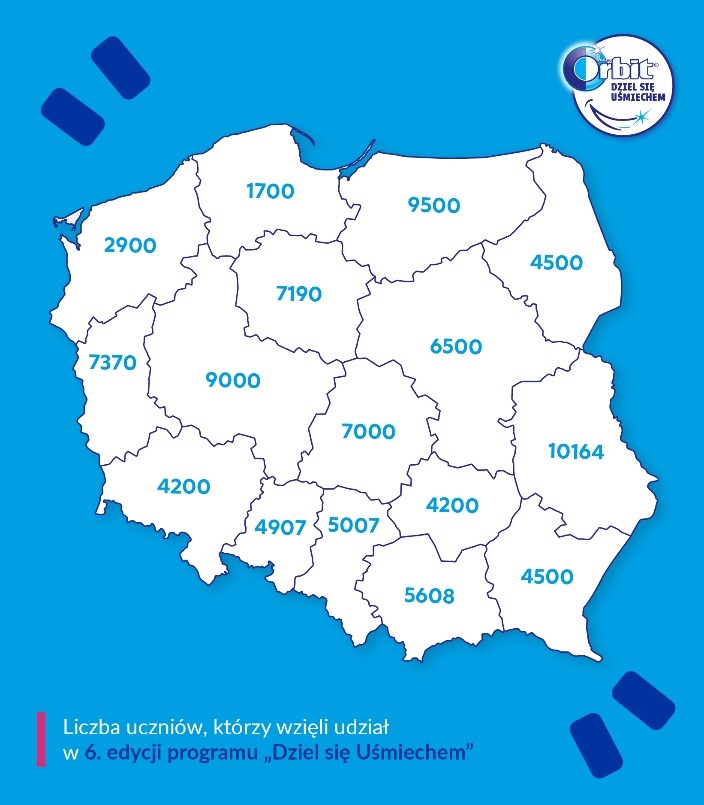 „Dziel się Uśmiechem” - mapka akcji