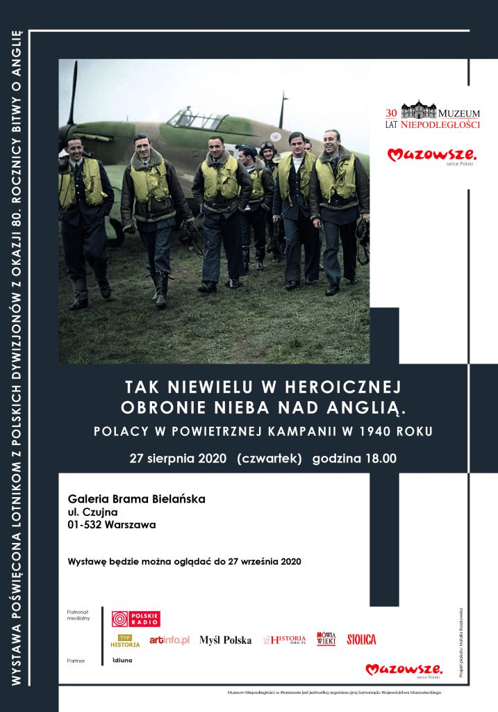 80. rocznica Bitwy o Anglię - plakat