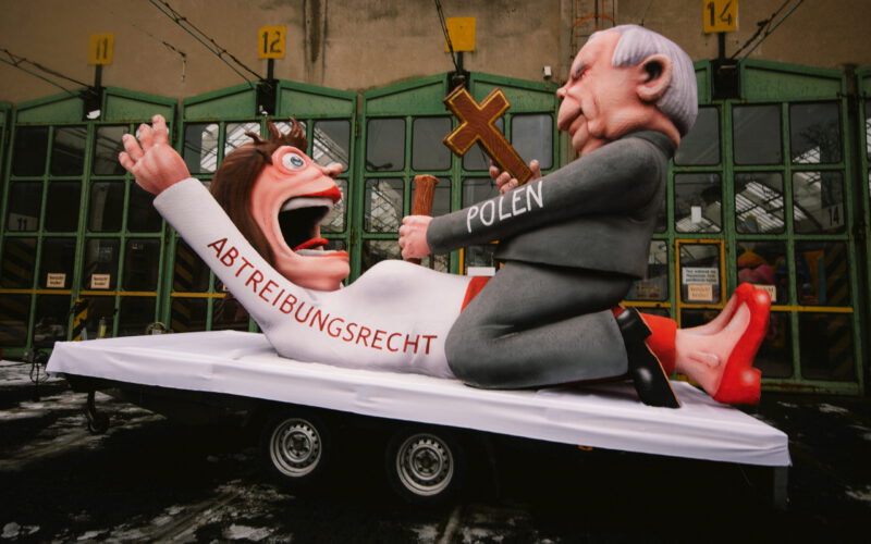 Niemiecki artysta wyśmiał wyrok TK ws. aborcji