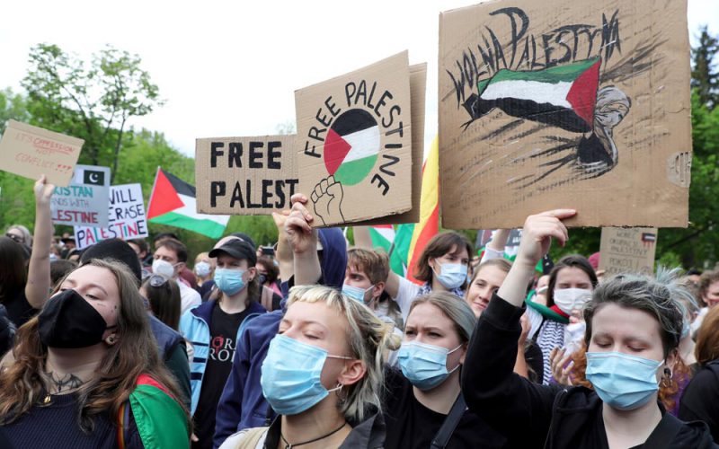 Manifestacje od Stambułu po Londyn