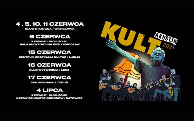 Trasa Kult Akustik 2021 wystartuje już w czerwcu!