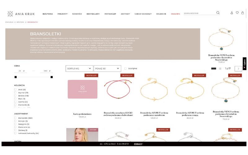 Bransoletki damskie – jakie są modne?