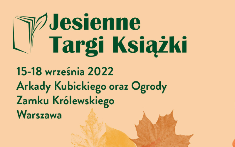 Już 15 września rozpoczną się Jesienne Targi Książki!