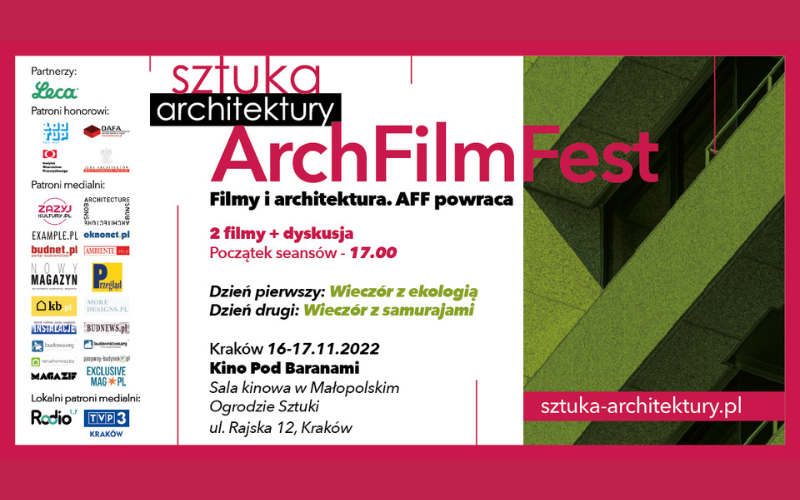 ArchFilmFest zawita do Krakowa