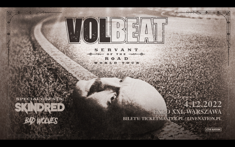 Volbeat – tylko 20 dni do koncertu w Warszawie