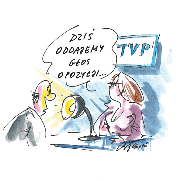 Rysunek G. Bąkowskiego z nr 33/2023