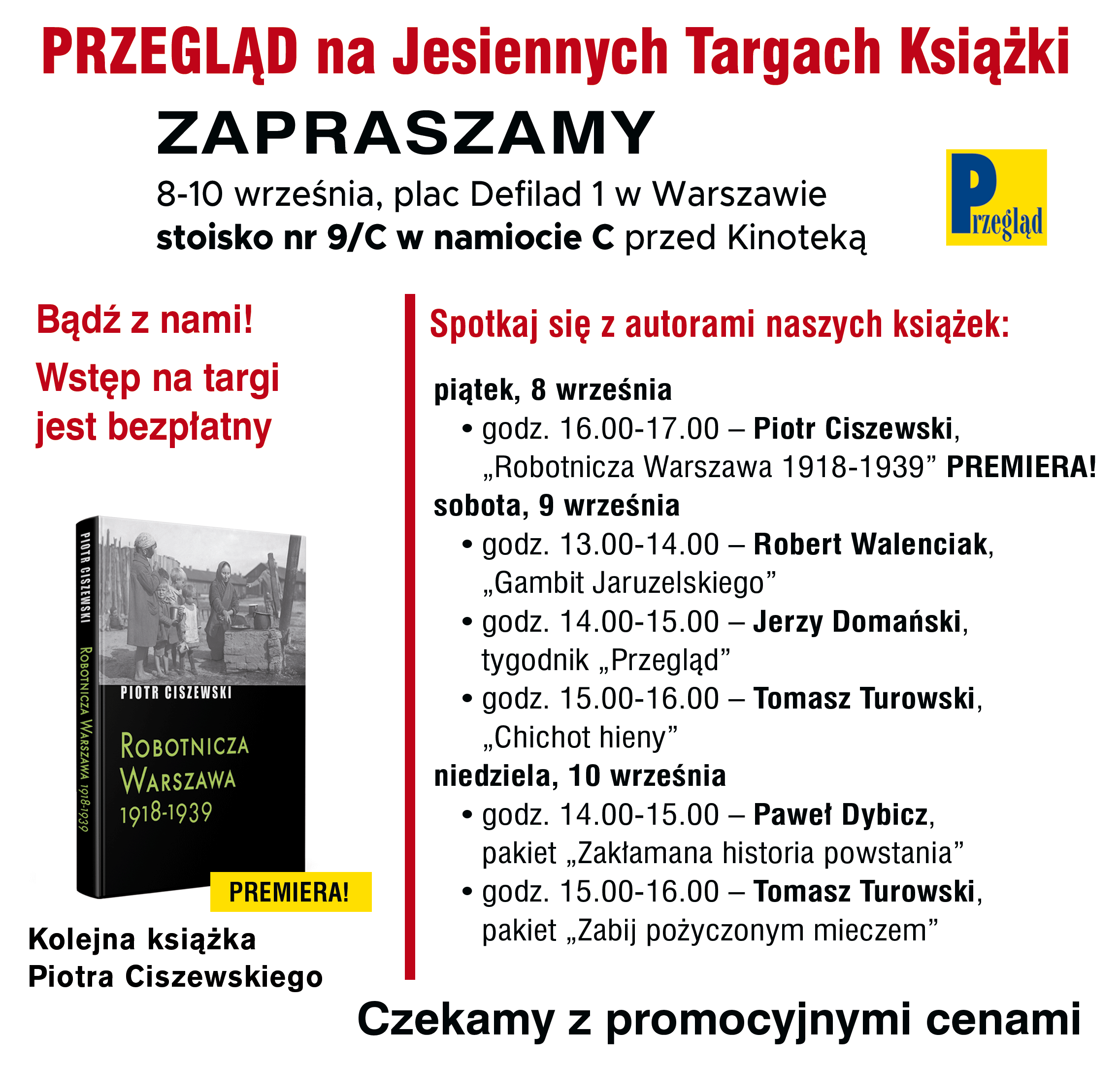 Kolejna edycja Jesiennych Targów Książki