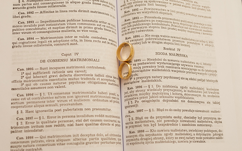 Kościelne unieważnienie małżeństwa – wiedza w pigułce