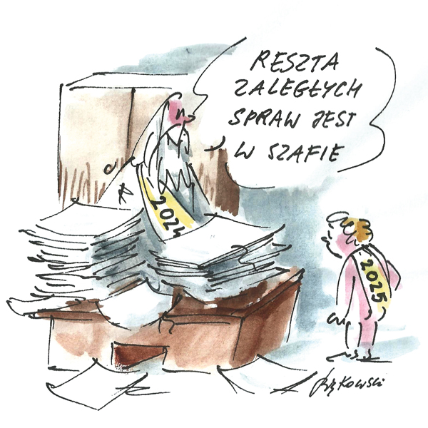 Rysunek G. Bąkowskiego z nr 1/2025