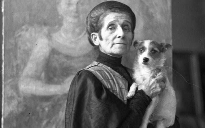 Olga Boznańska nad dachami Paryża