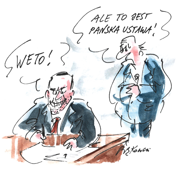 Rysunek G. Bąkowskiego z nr 50/2025