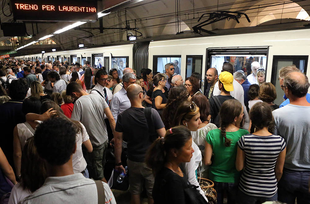 Wojna w rzymskim metrze