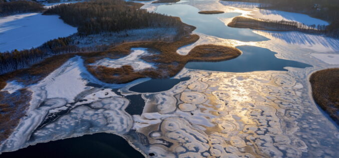 Wigry pod&nbsp;lodem