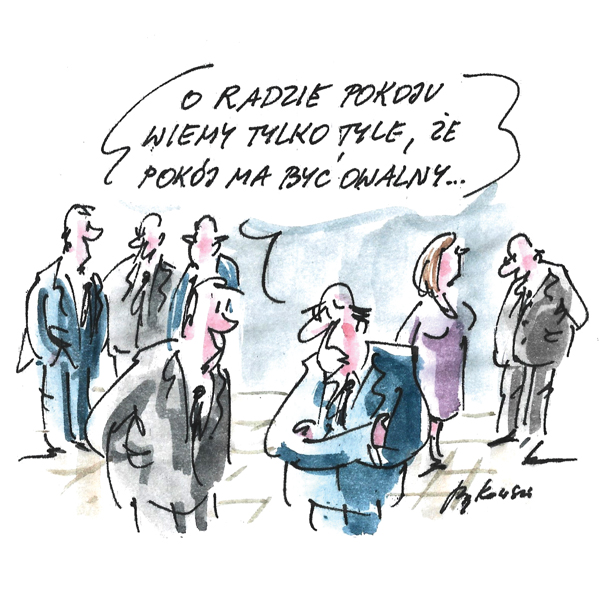Rysunek G. Bąkowskiego z nr 6/2026