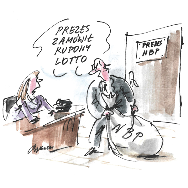 Rysunek G. Bąkowskiego z nr 12/2026