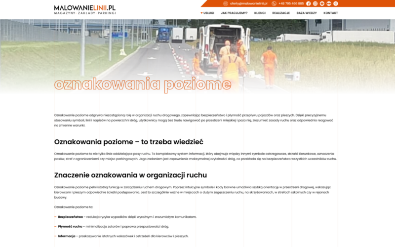 Oznakowanie poziome na&nbsp;parkingu – jakie linie i&nbsp;symbole są&nbsp;obowiązkowe według przepisów?