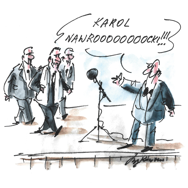 Rysunek G. Bąkowskiego z nr 15/2026