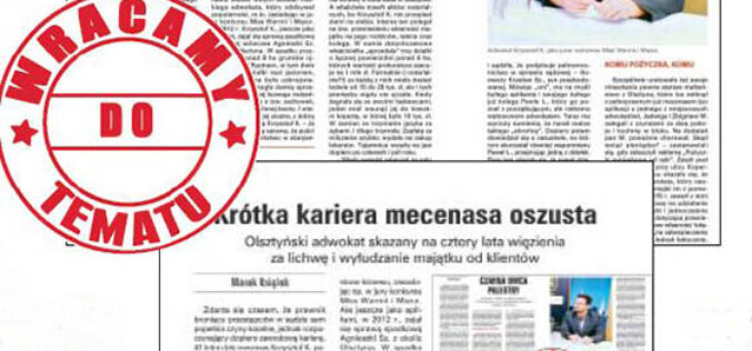Adwokat pilnie poszukiwany