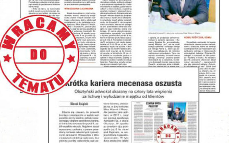 Adwokat pilnie poszukiwany